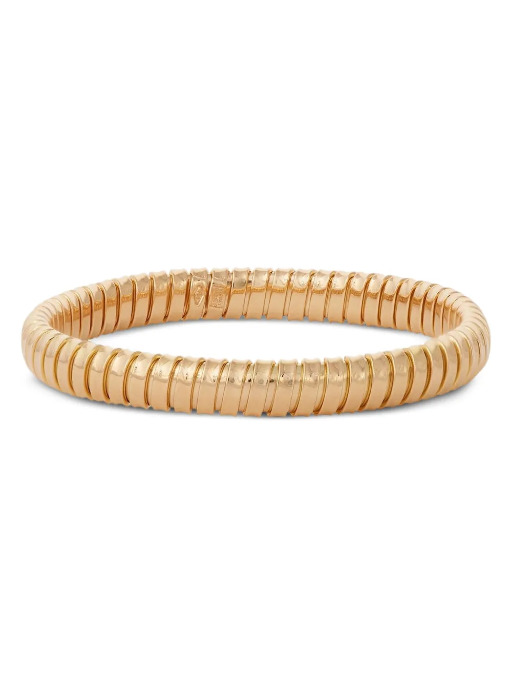 Sidney Garber 18K yellow gold rolling single band bracelet