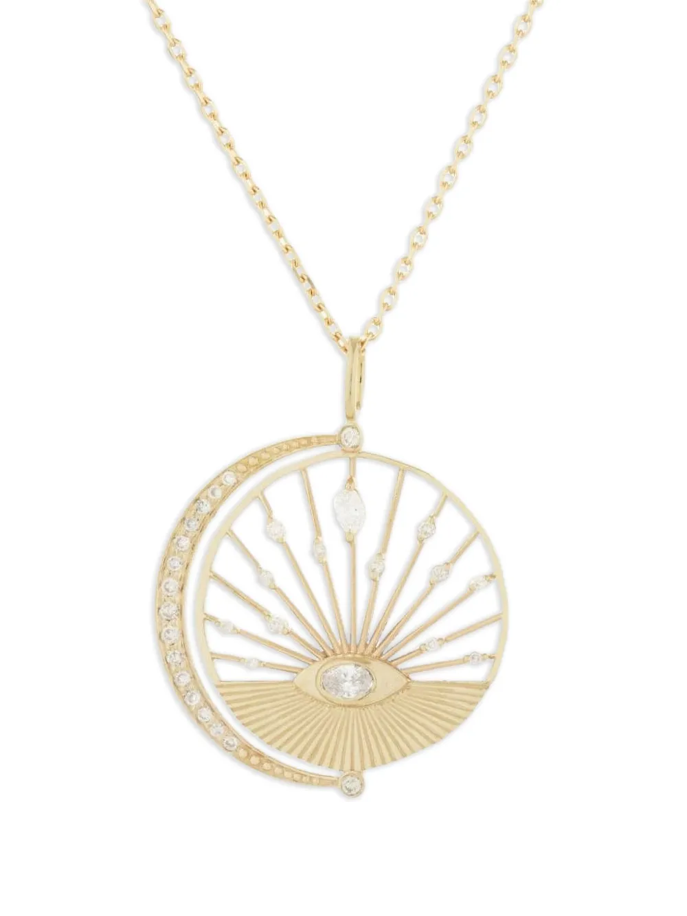 Celine Daoust 14kt Yellow Gold Dream Maker Diamond Necklace In Gold