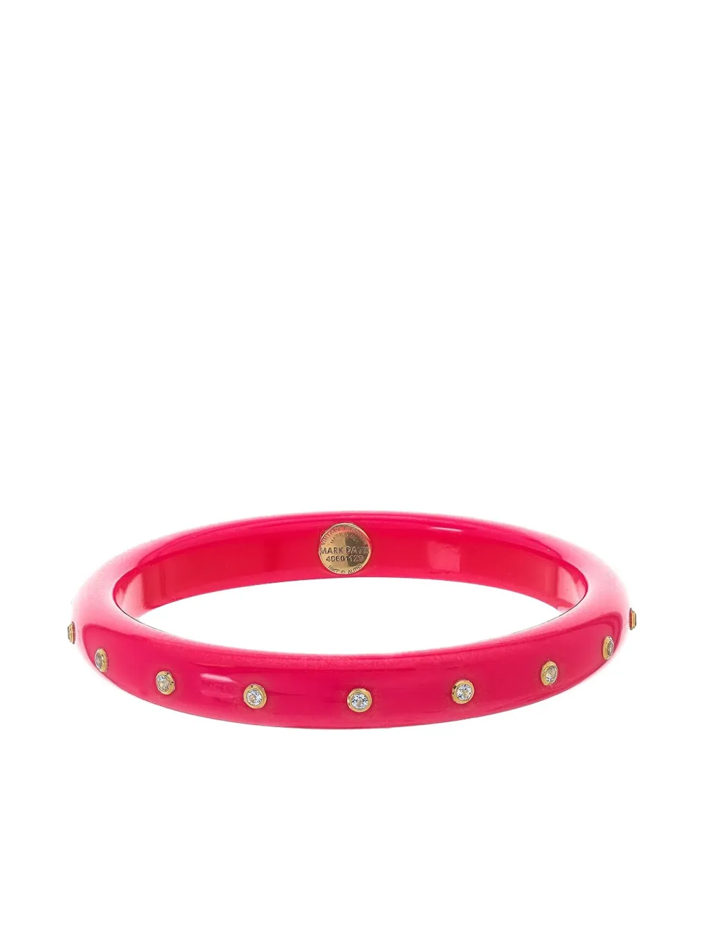 Mark Davis Bracciale in oro giallo 18 carati con bachelite - Rosa