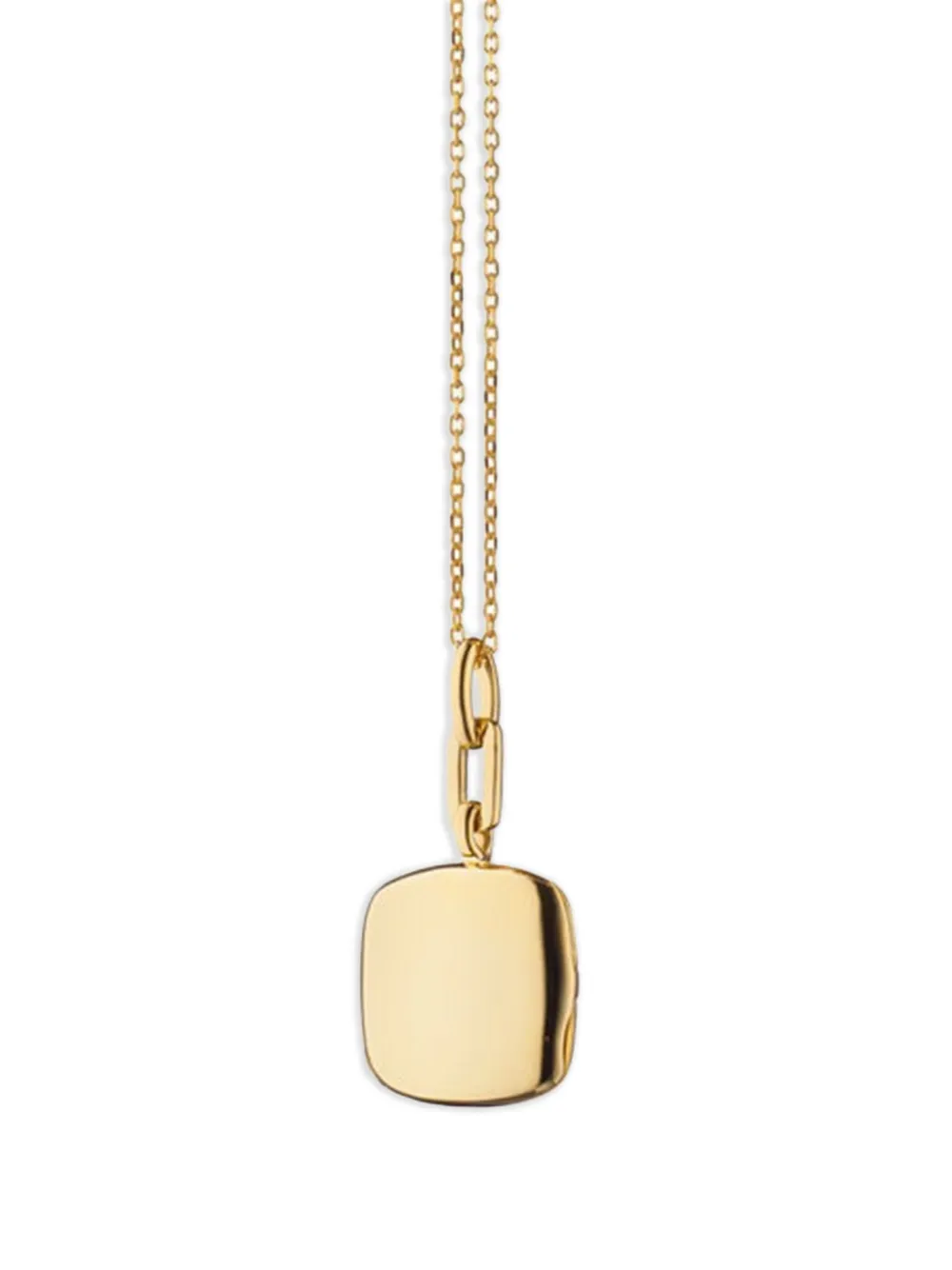 MONICA RICH KOSANN 18kt Viv Gelbgoldhalskette mit Medaillon