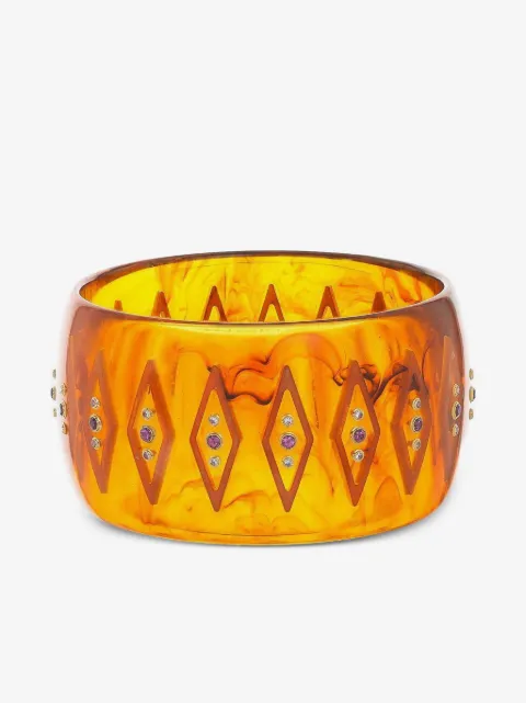 Mark Davis 18K yellow gold multi-stone bracelet 