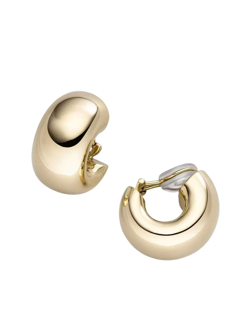 Isabelle Fa 18k Yellow Gold Half Hoop Earring In Gold
