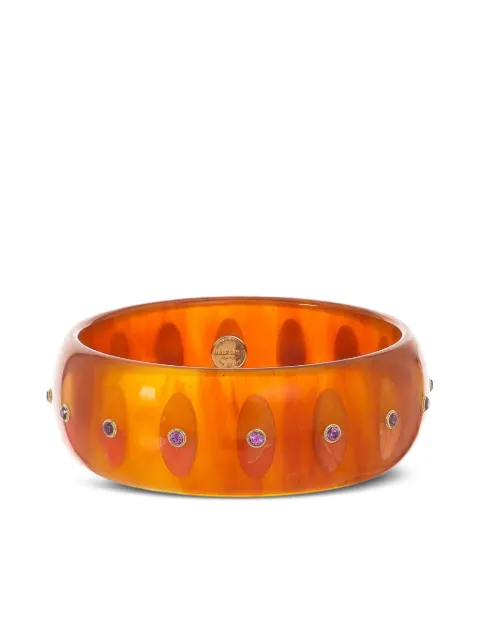 Mark Davis pulsera en oro amarillo de 18kt con rodolita