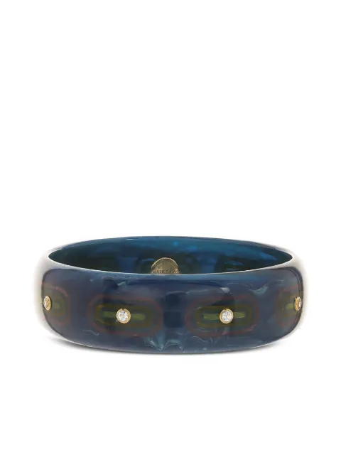 Mark Davis 18K yellow gold bakelite bracelet 