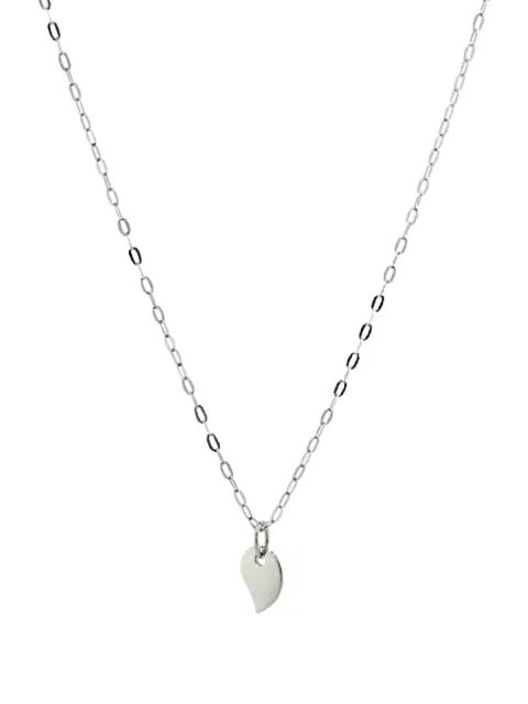 TAMARA COMOLLI collar Sparkle Heart en oro blanco de 18kt