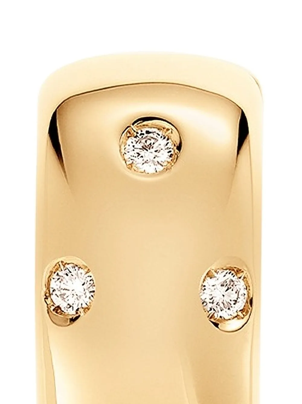 FULLORD aretes Ghost en oro blanco de 18kt con diamante | Image 2