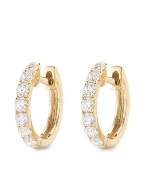 ROBINSON PELHAM 14K yellow gold hoop diamond earrings