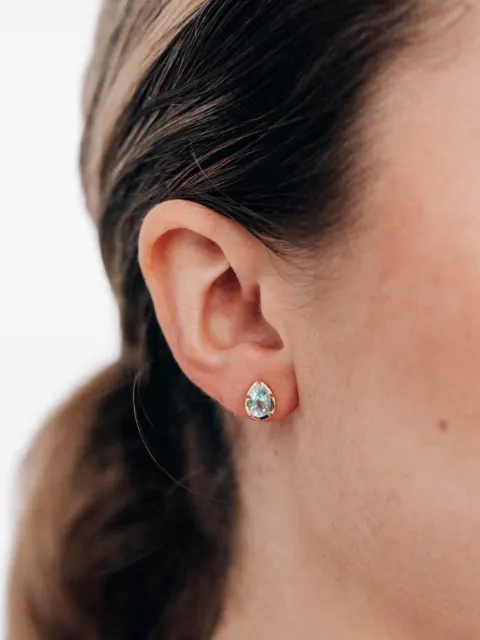 Anzie 14K yellow gold Mélia topaz earrings