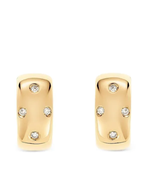 FULLORD aretes Ghost en oro amarillo de 18kt con diamante