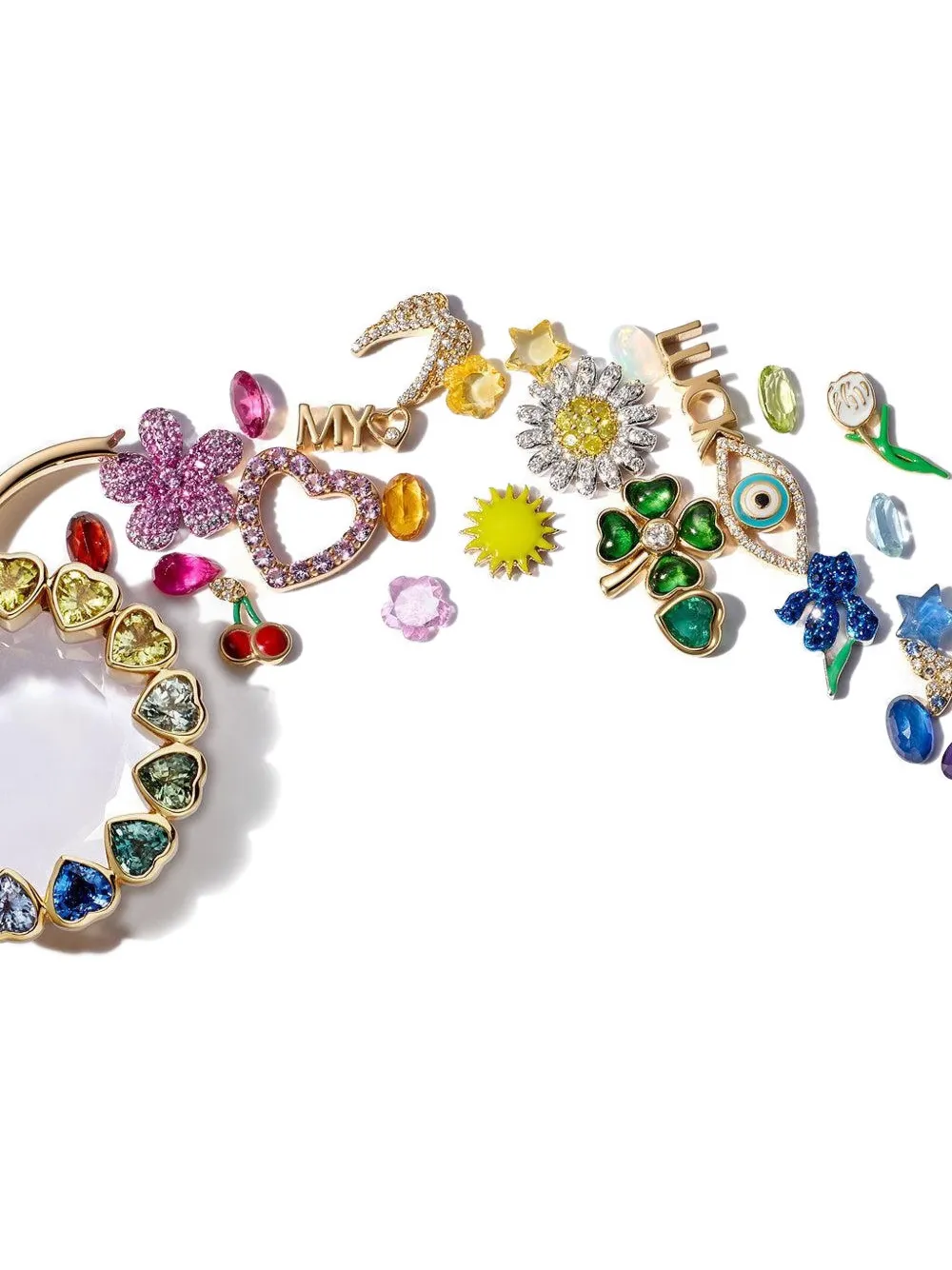 Loquet 18kt Yellow Gold Evil Eye Necklace In Gold