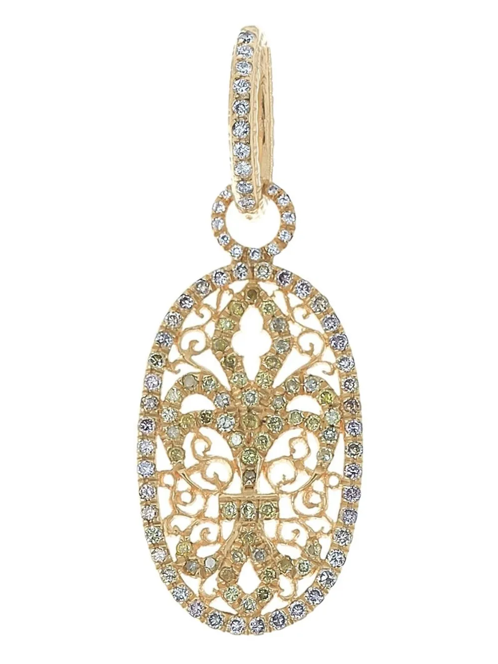 Loree Rodkin 18kt Yellow Gold Fleur De Lis Necklace