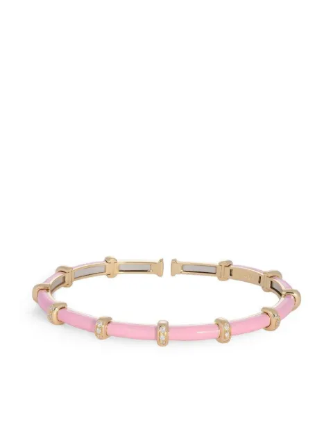 Sidney Garber 18K yellow gold Pink Carly diamond bracelet