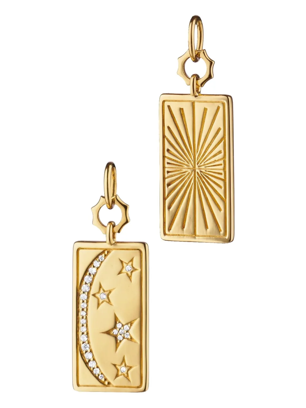MONICA RICH KOSANN Pendente Sun Moon And Stars in oro giallo 18 carati con diamanti
