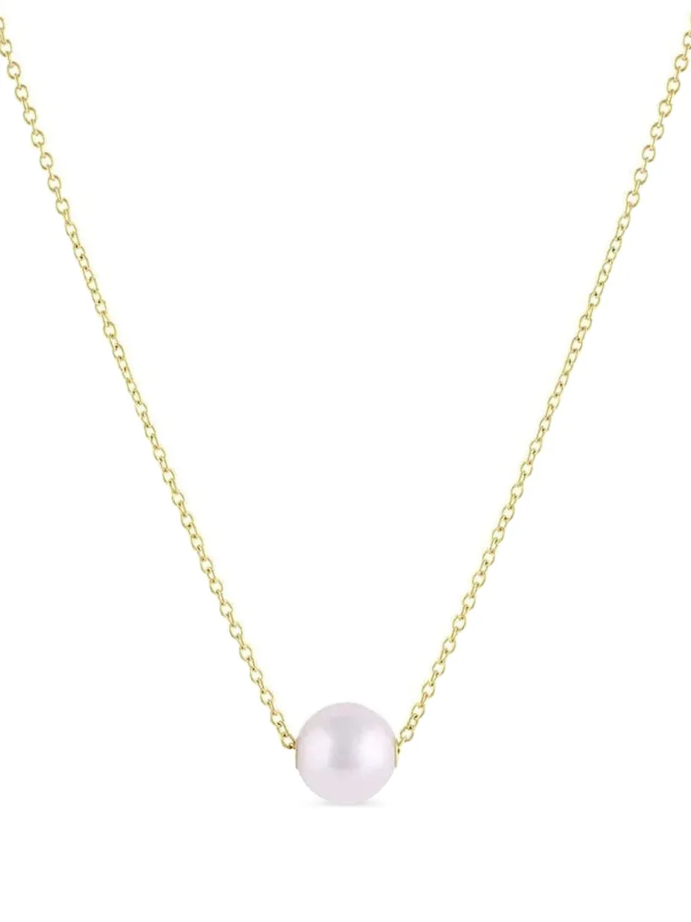 Baggins 14kt Yellow Gold Akoya Pearl Necklace In Gold