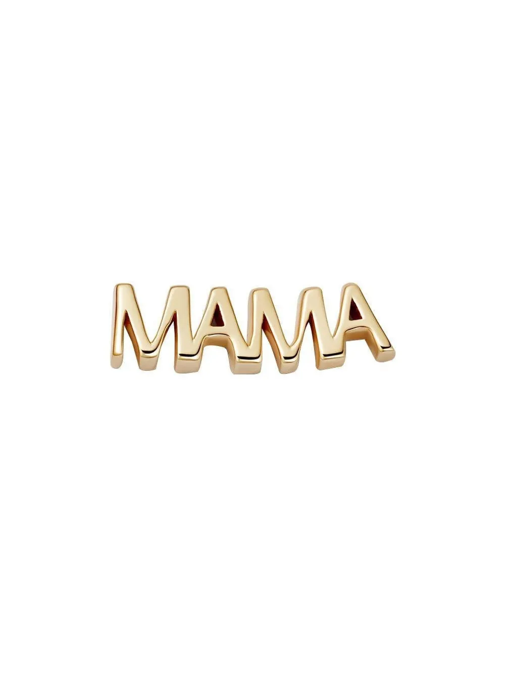 Loquet 18kt Yellow Gold Mama Charm Necklace In Gold
