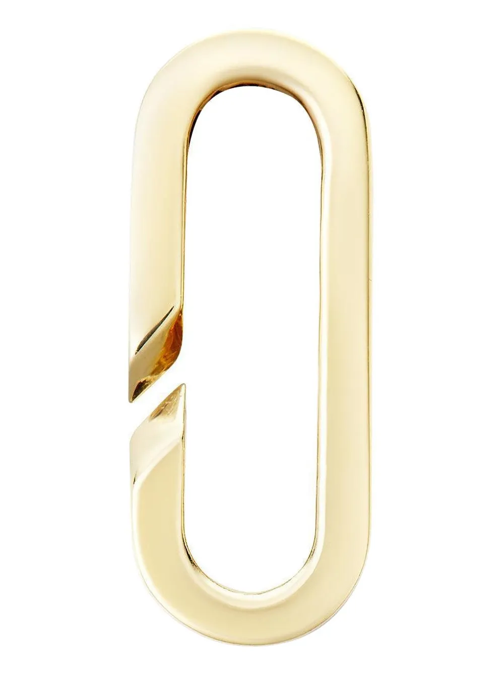 Bizzotto Gioielli 18k Yellow Gold Bulino Pendant In Brown