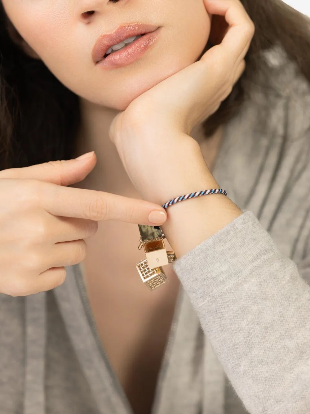 Marla Aaron breloque All Screen Box en or 14ct | Image 2