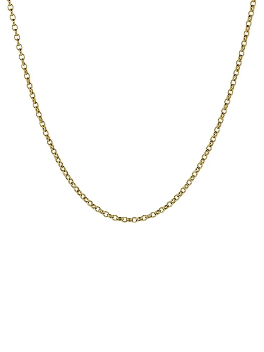 18k Yellow Gold Belcher-Chain Necklace