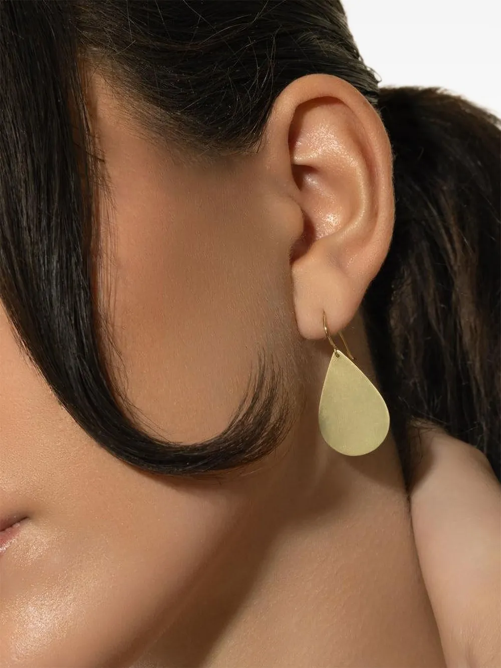 Irene Neuwirth 18K Yellow Gold Pear-shape Earrings, view 2