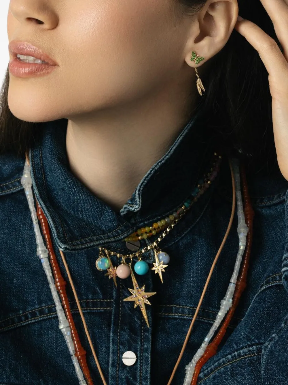 Devon Woodhill 18k Yellow Gold Stellar Blue Sapphire Pendant In Gold