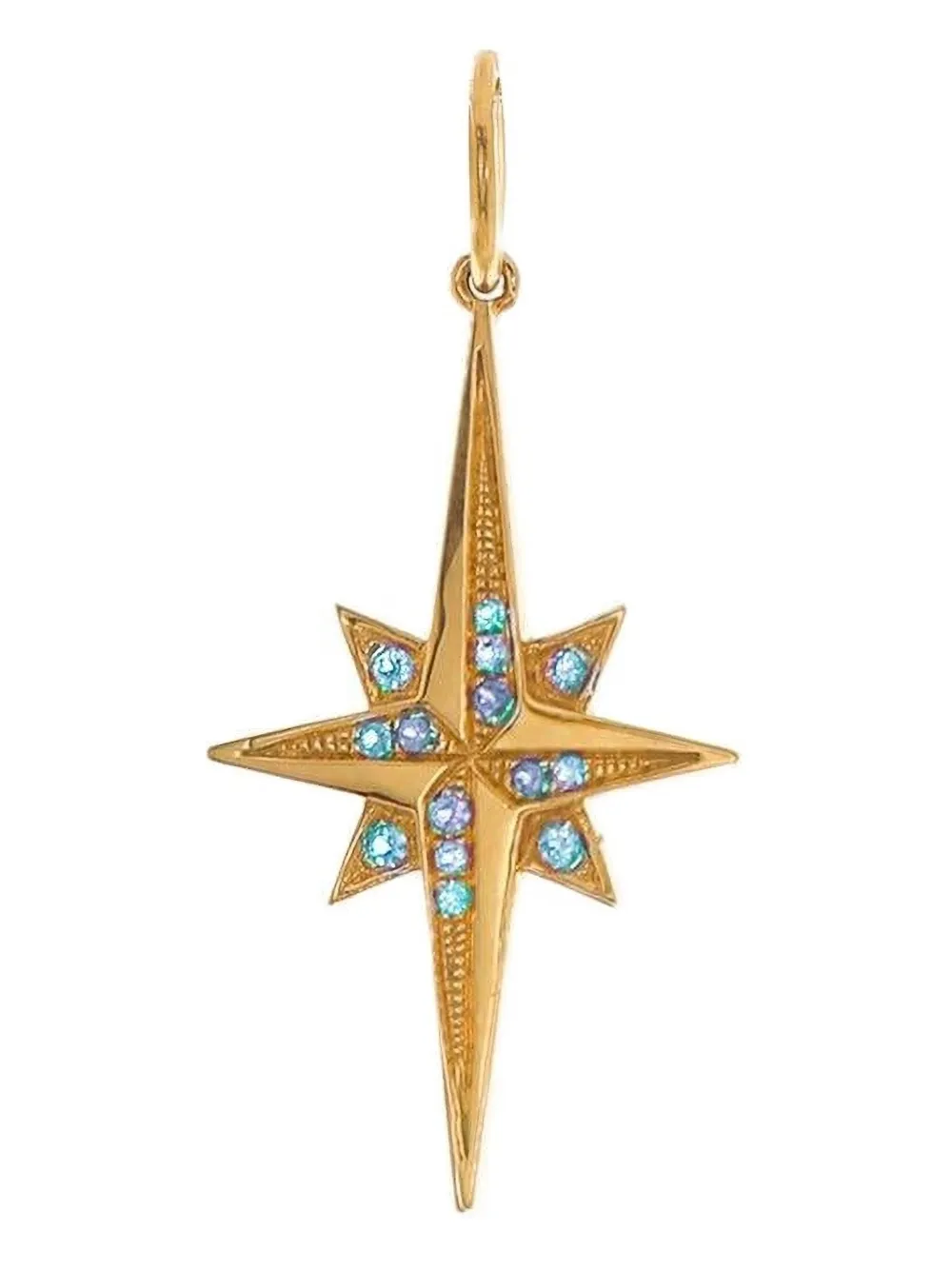 Devon Woodhill 18k Yellow Gold Stellar Blue Sapphire Pendant In Gold