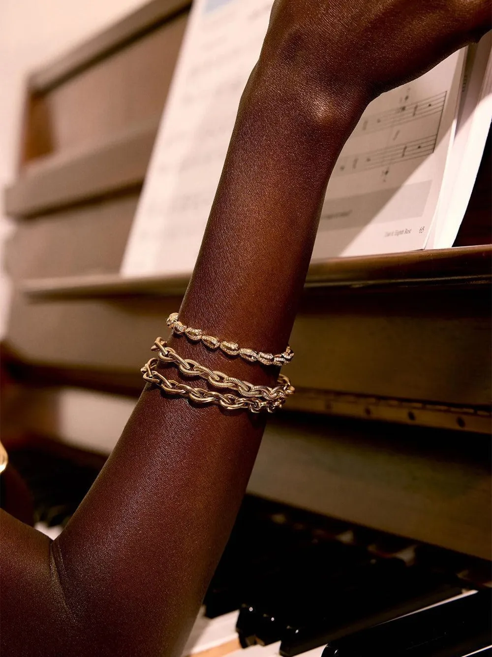 18k Yellow Gold Diamond Bracelet