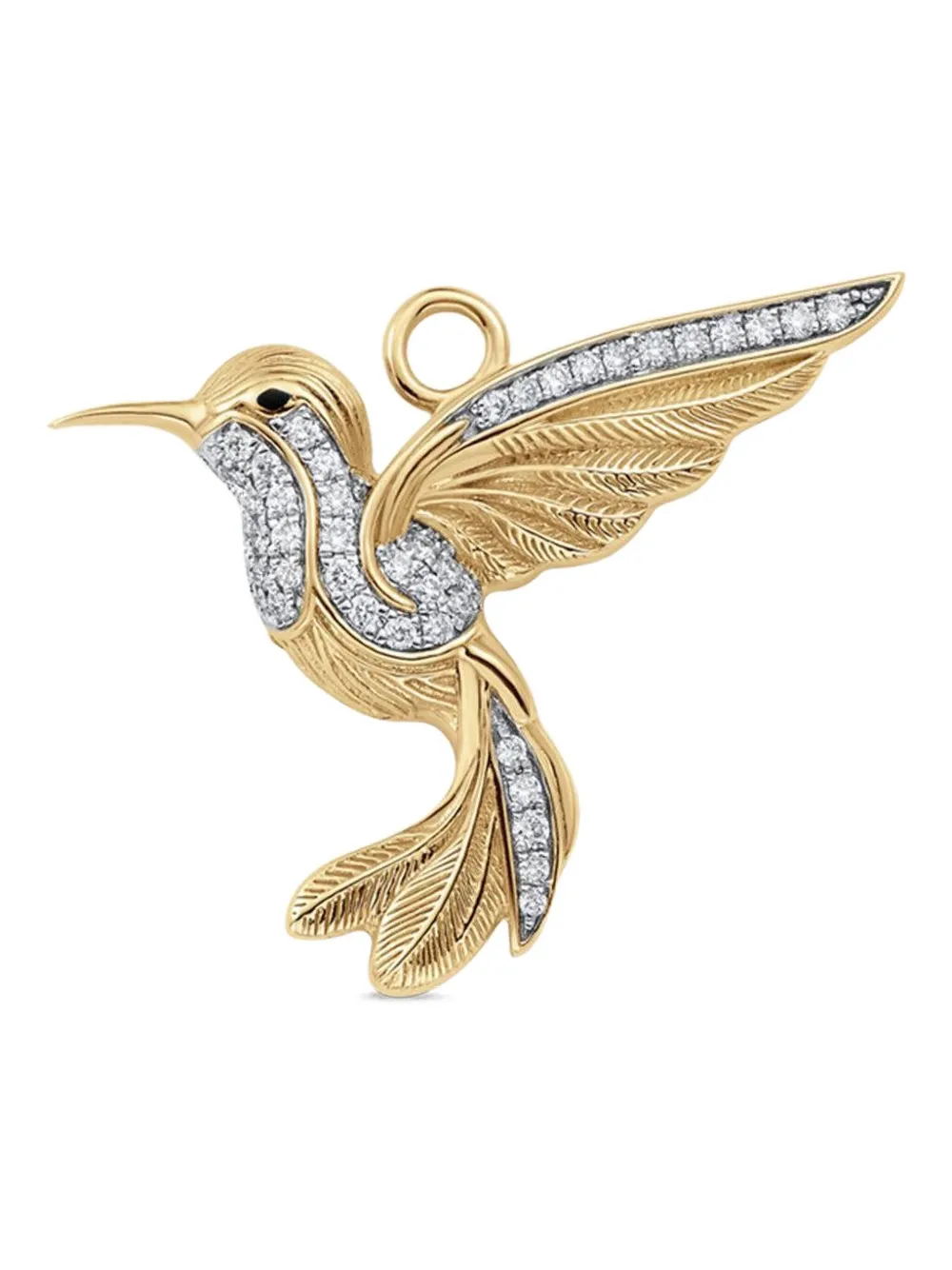 Sara Weinstock Petite Hummingbird ダイヤモンド チャーム 18Kイエローゴールド - ゴールドトーン Sara Weinstock Petite Hummingbird ダイヤモンド チャーム 18Kイエローゴールド - ゴールドトーン