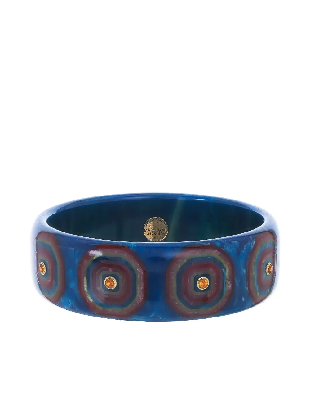 Mark Davis Bracciale rigido in oro giallo 18 carati con citrino