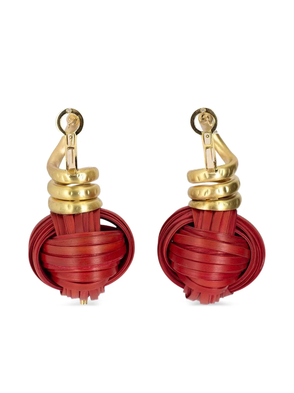 SILVIA FURMANOVICH Orecchini in oro giallo 18 carati con diamanti