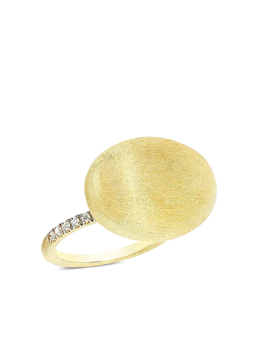 NANIS Anello Elite Boule in oro giallo 18 carati con diamanti