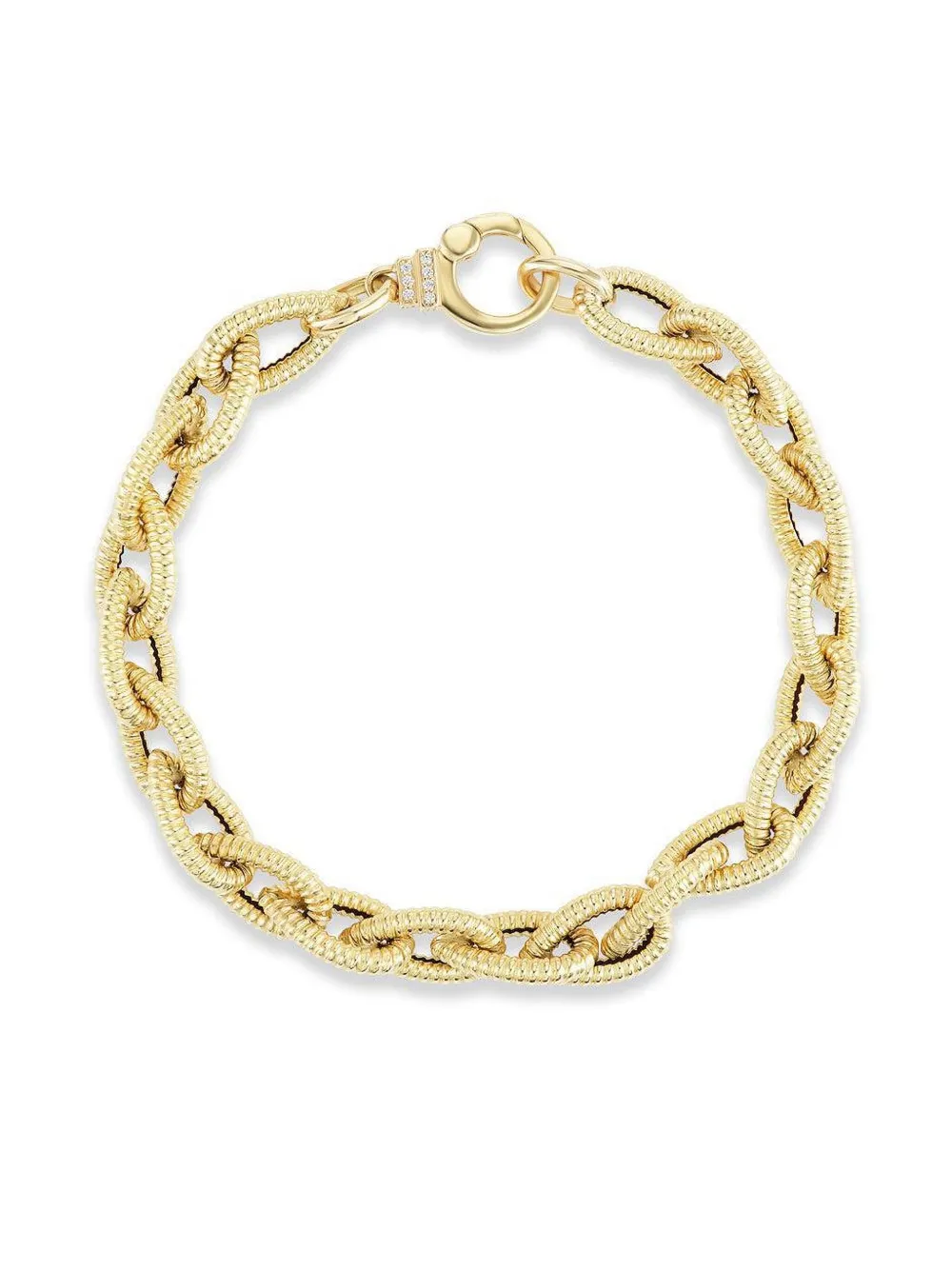 Sorellina Bracciale Teardrop in oro giallo 18 carati con diamanti