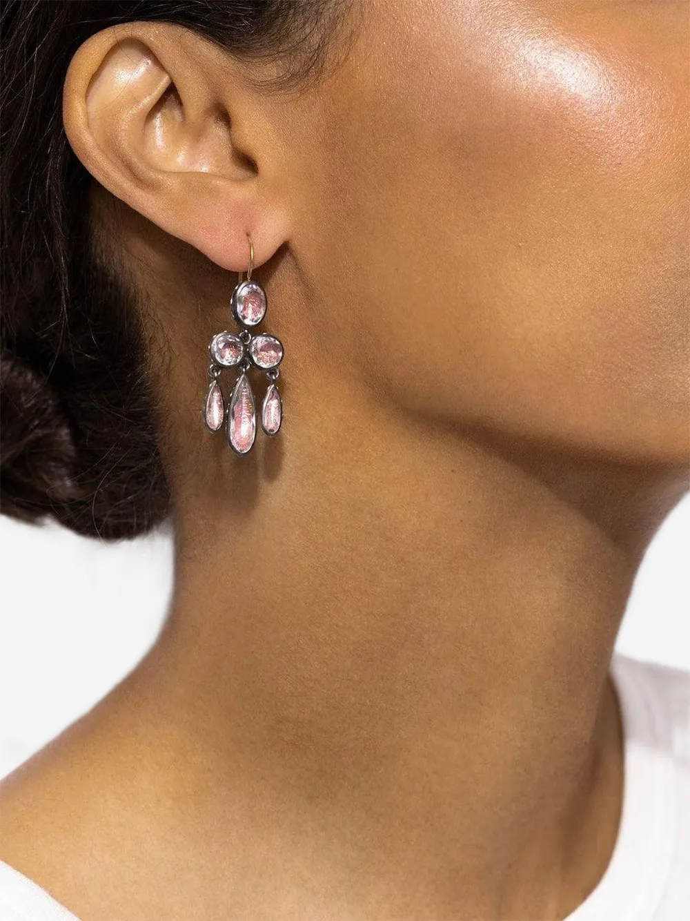 Larkspur & Hawk aretes Catherine en oro de 14kt | Image 2