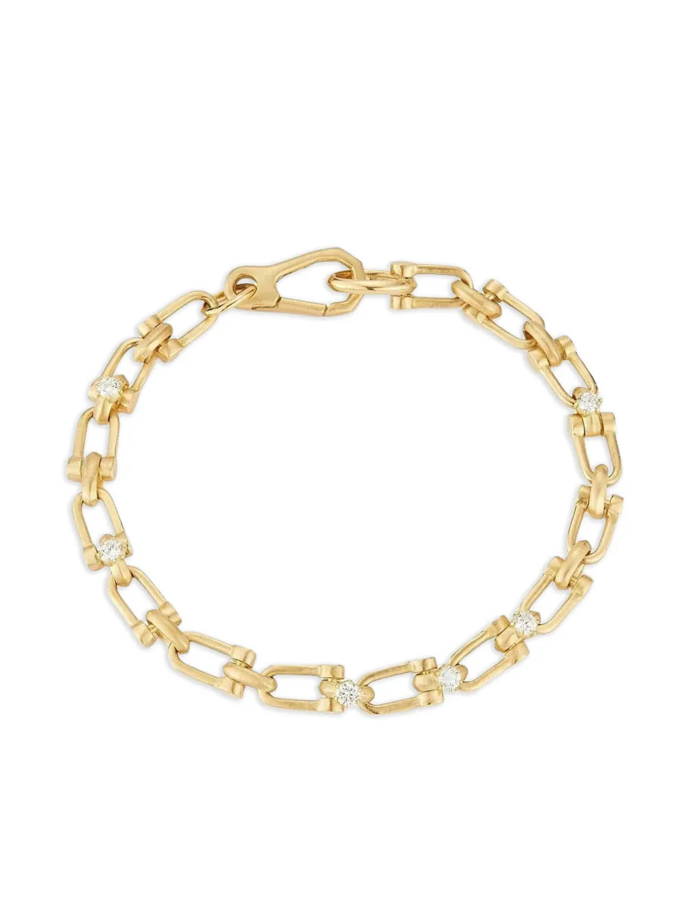 Jade Trau 18k Yellow Gold Georgina Diamond Bracelet In Gold