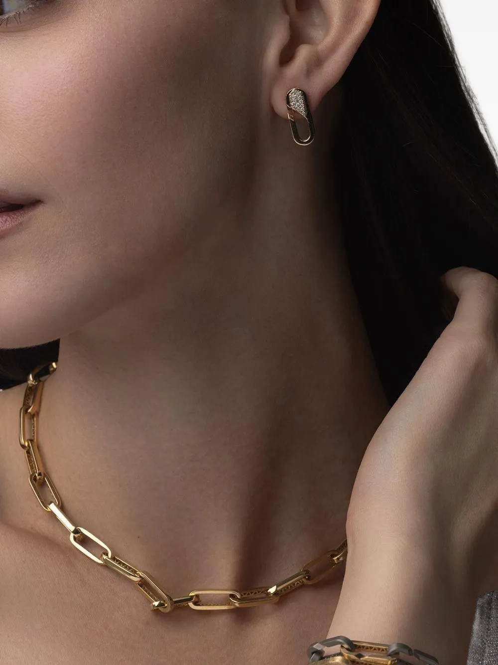 Bizzotto Gioielli 18kt Yellow Gold Link Paperclip Necklace In Gold