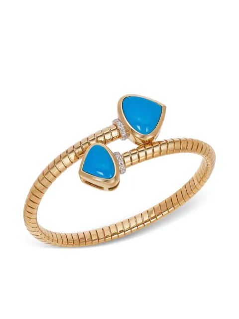 MARINA B pulsera Turquoise Trisolina en oro amarillo de 18kt