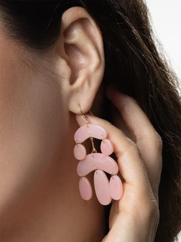 Ten Thousand Things シャンデリア ピアス | ピンク | FARFETCH JP