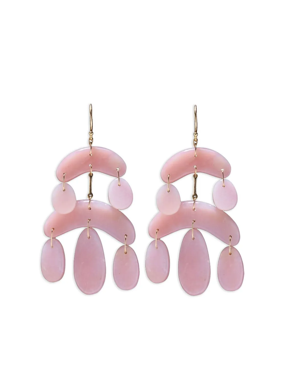 Ten Thousand Things Chandelier Earrings In Pink