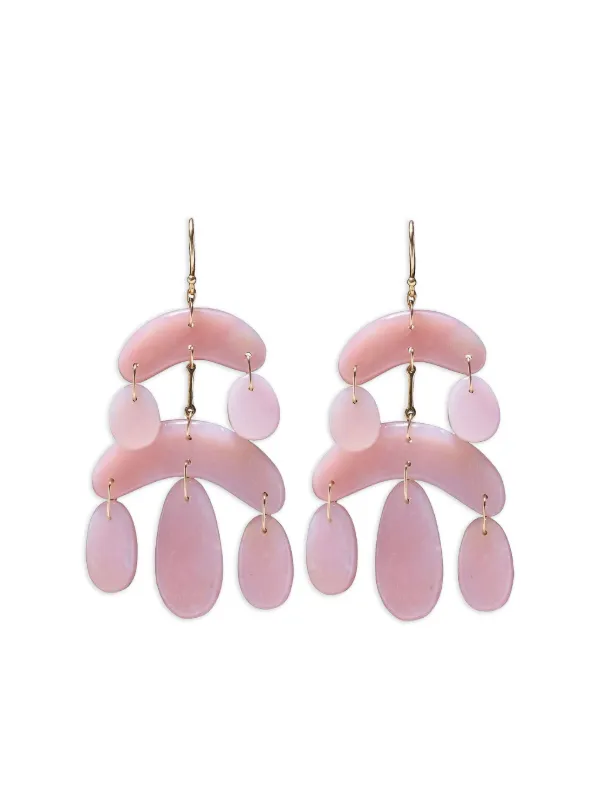 Ten Thousand Things シャンデリア ピアス | ピンク | FARFETCH JP