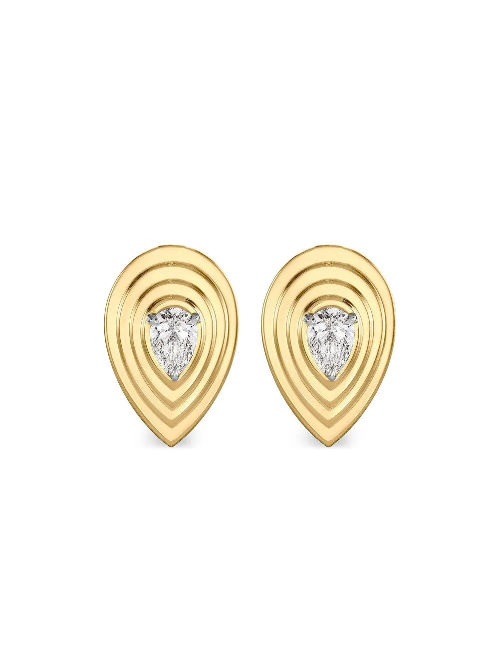 PHILLIPS HOUSE Pear Stories ダイヤモンド ピアス 18Kイエローゴールド - YELLOW GOLD PHILLIPS HOUSE Pear Stories ダイヤモンド ピアス 18Kイエローゴールド - YELLOW GOLD