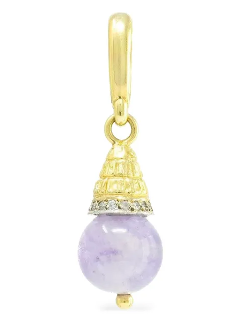 Jenna Blake dije en oro amarillo de 18kt con diamantes y amatista