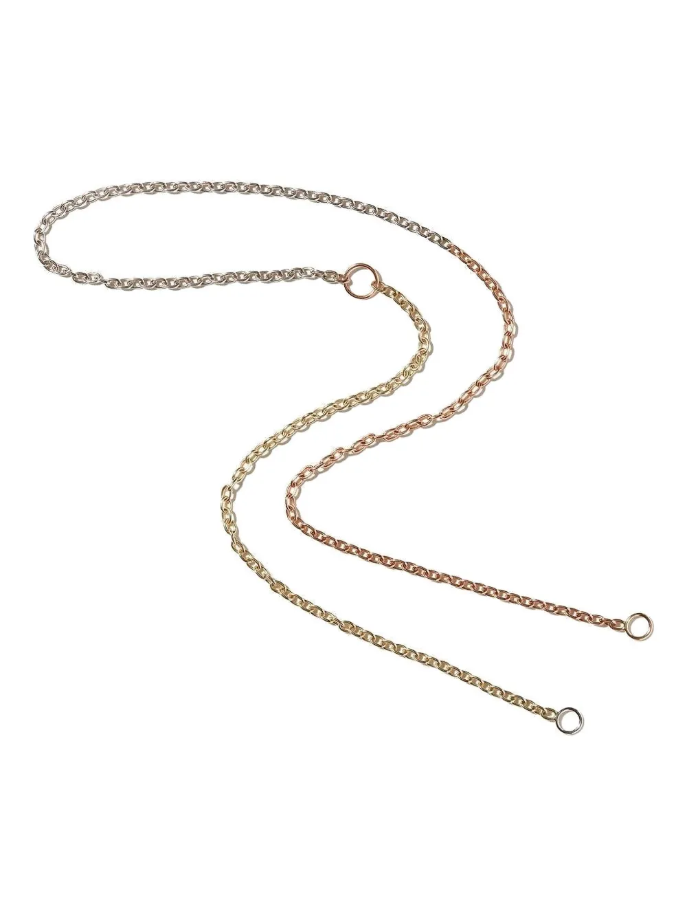 Marla Aaron 14K tri-color gold Pulley necklace | Gold | Image 1