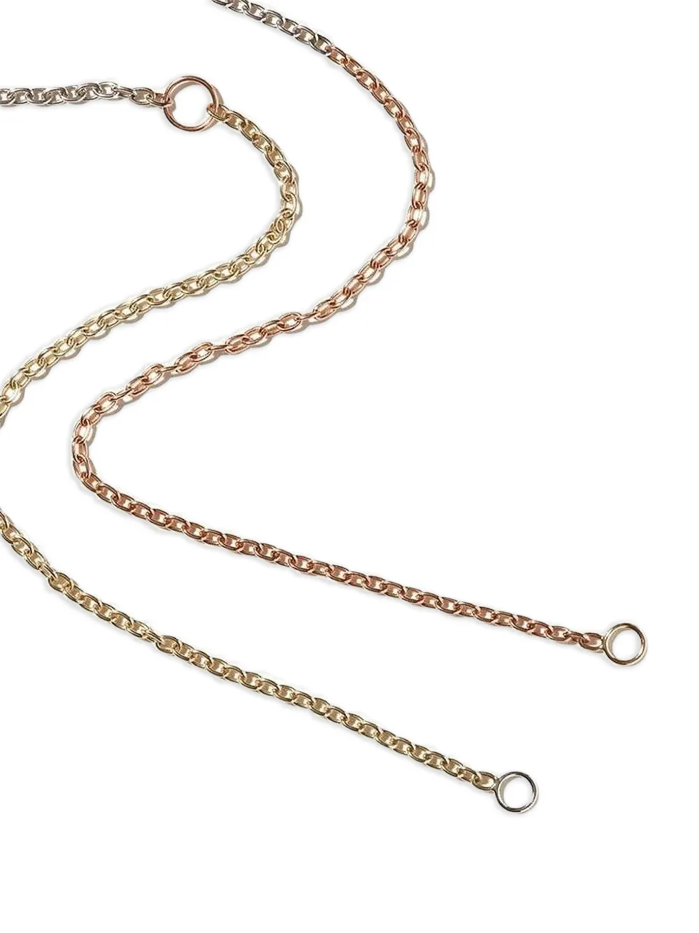 Marla Aaron 14K tri-color gold Pulley necklace | Image 2