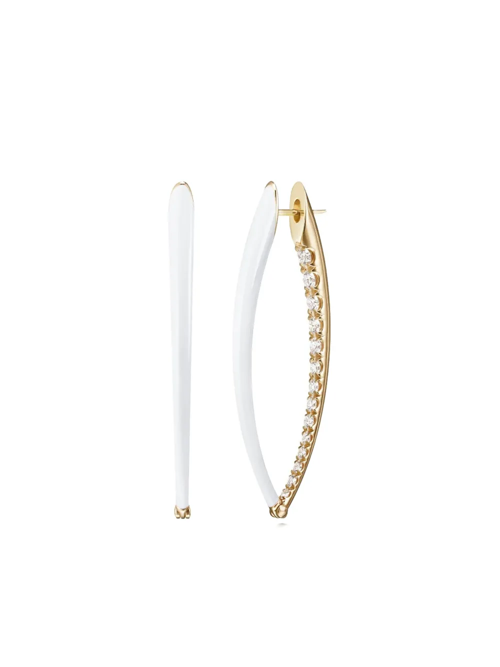 Melissa Kaye Orecchini in oro giallo 18 carati con diamanti