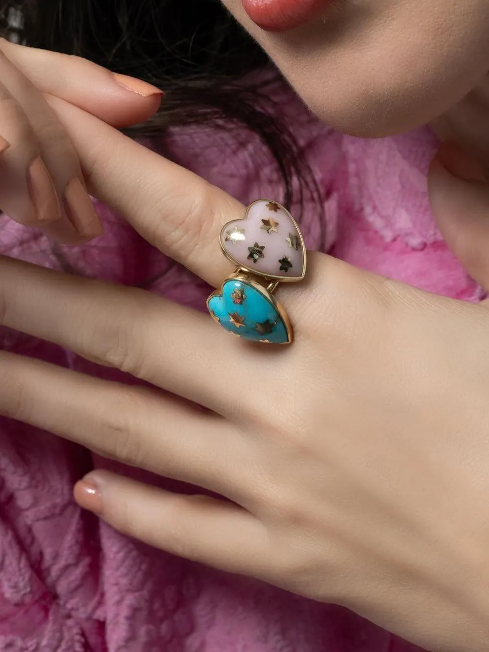 Storrow Jewelry 14k Yellow Gold Anna Opal Ring In Multi