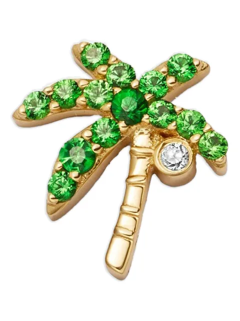 Loquet collar Palm Tree en oro amarillo de 18kt