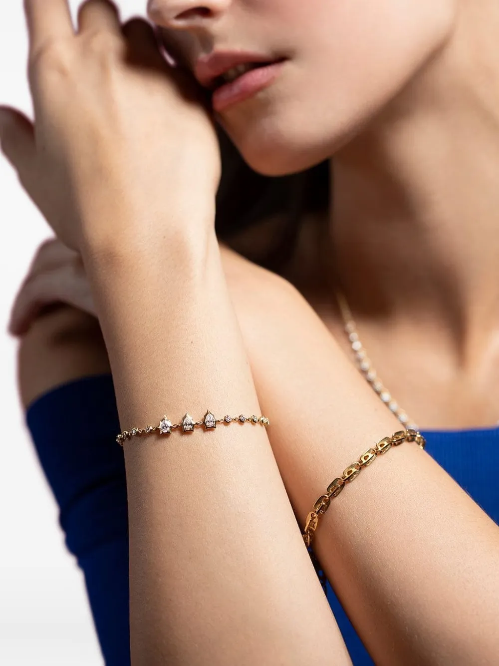 Jade Trau 18k Yellow Gold Alexandre Bracelet In Gold