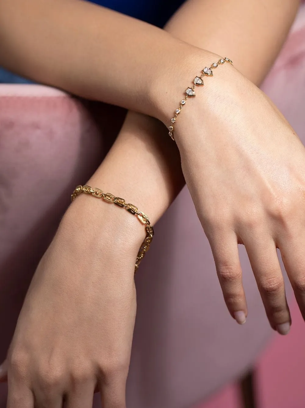Jade Trau 18k Yellow Gold Alexandre Bracelet In Gold