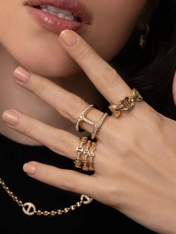 アクセサリー HOORSENBUHS MICRO DAME II 18K MICRO DAME II TRI-LINK｜WG｜Micro Tri-Link(Ⅰ,Ⅱ,Ⅲ)｜HOORSENBUHS