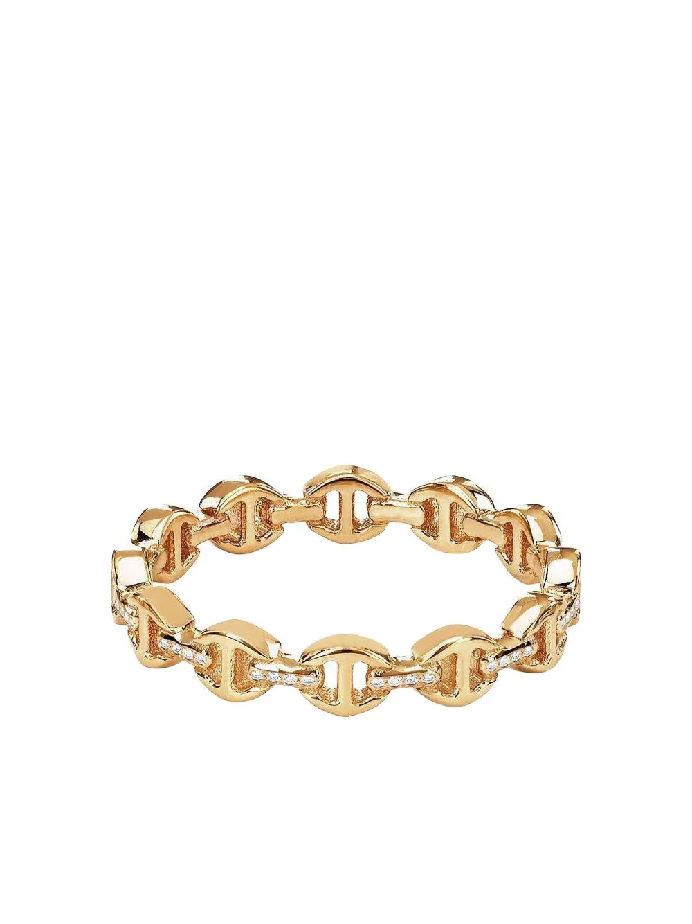 HOORSENBUHS Anello Dame II in oro giallo 18 carati