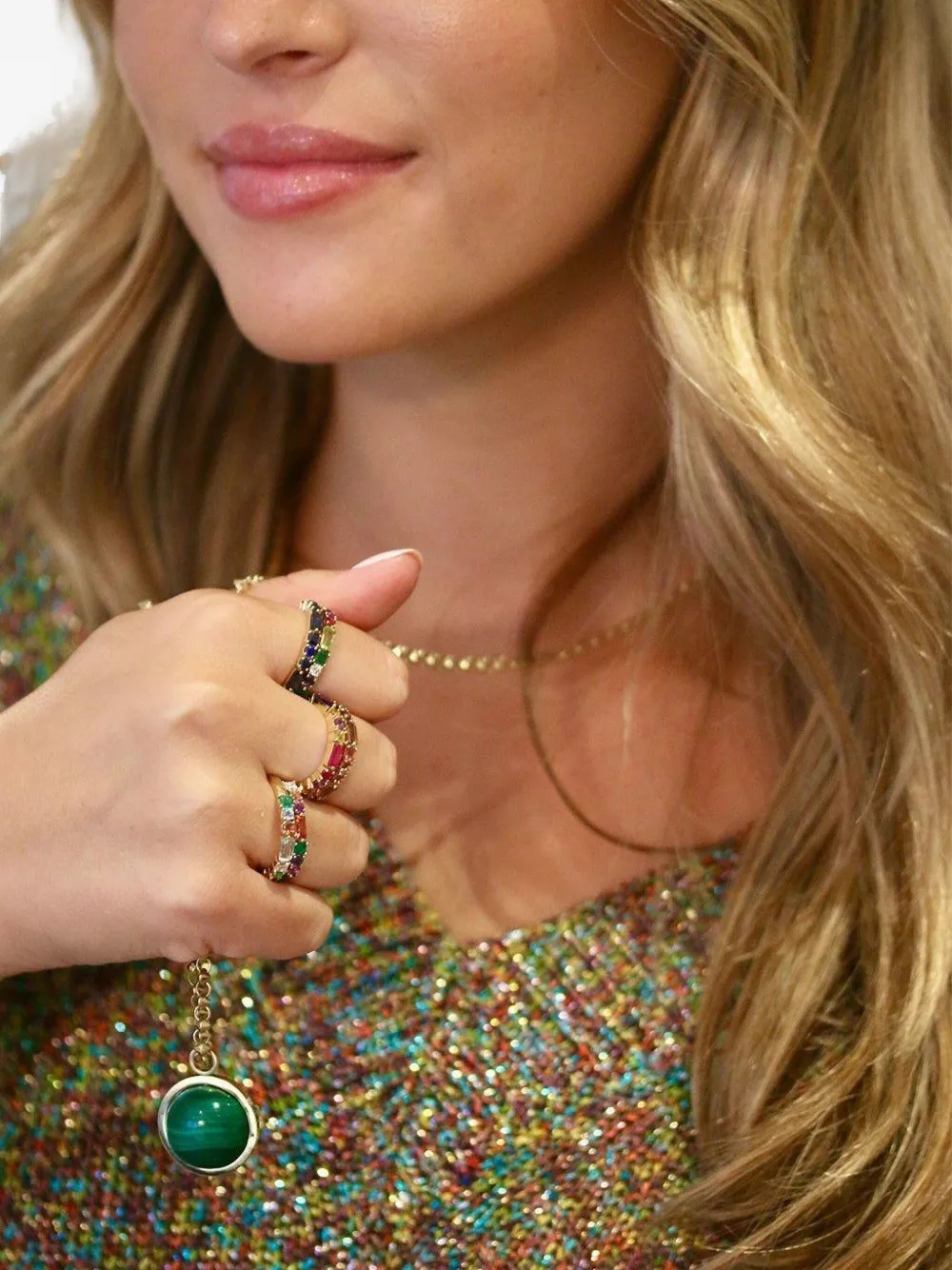 DEVON WOODHILL collier Cosmic Spinner en or 18ct à pendentif | Image 2